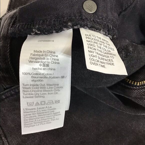 Madewell Denim Mini Skirt Rigid Denim High Waist - Picture 10 of 10